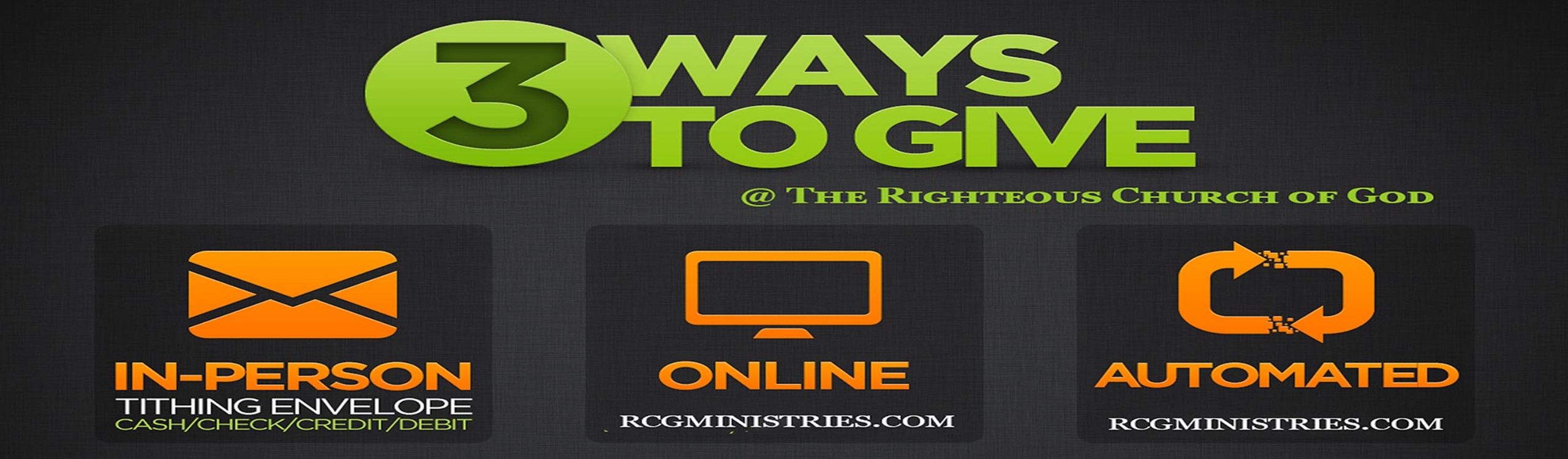 ONLINE GIVING GIVE
